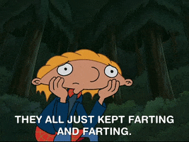 farting hey arnold GIF