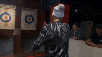 max holloway axe throwing GIF by UFC