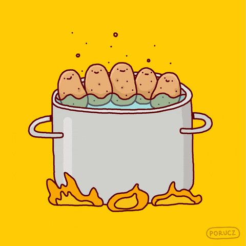 Potatoes Cooking GIF by Michelle Porucznik - Find & Share on GIPHY