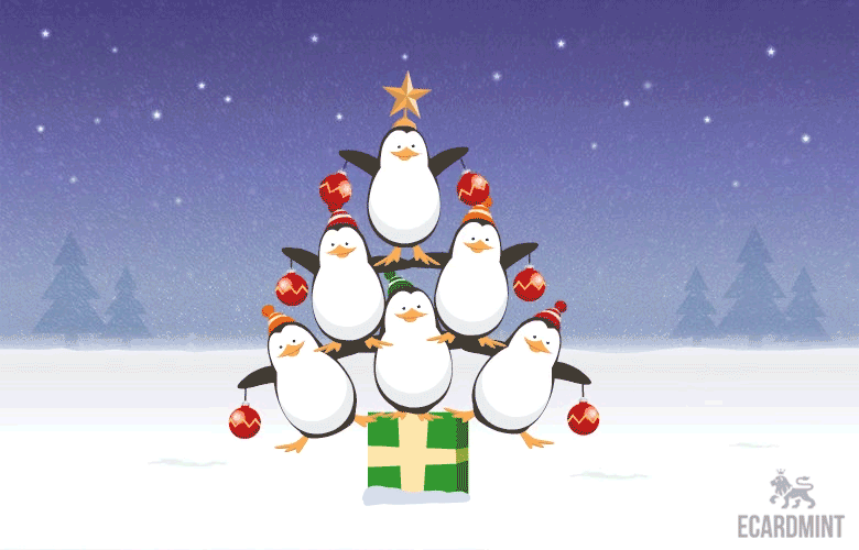 Merry Christmas GIF by Ecard Mint - Find & Share on GIPHY
