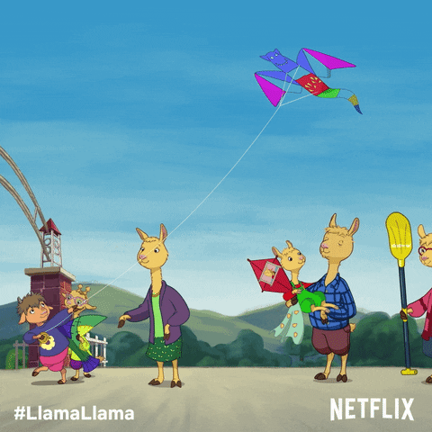 llama llama kite GIF by NETFLIX