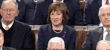 susan collins trump GIF by State of the Union address 2018