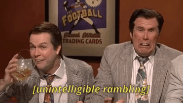 Image result for RAMBLING gif