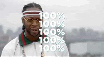 100 percent yes GIF by MOST EXPENSIVEST