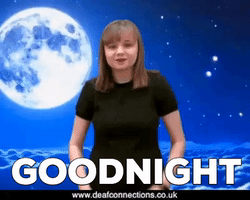 Sign Language Night GIF