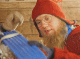 santa claus office thumbs up GIF by The Elves!