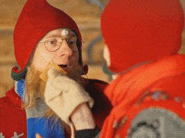 santa claus office smile GIF by The Elves!