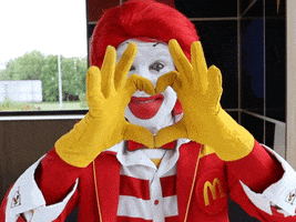 ronald mcdonald love GIF by McDonald's CZ/SK
