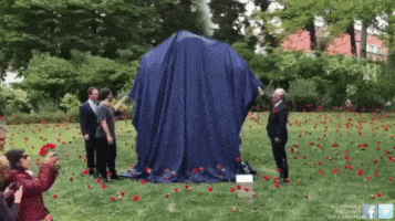 papypetou fuck you middle finger fuck off statue GIF