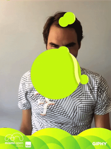 Roger Federer GIF by Miami Open