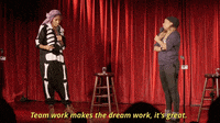 Team-Work-Makes-The-Dream-Work Gifs - Get The Best Gif On Giphy