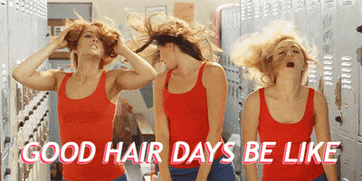 blow out hair GIF by AwesomenessTV