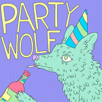 Party Cartoon GIF by Lindsey Lea
