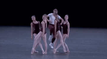 coming through excuse me GIF by New York City Ballet