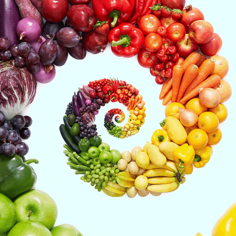 Feliks Tomasz Konczakowski food rainbow fitness color GIF