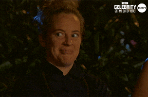 double chin lol GIF by I'm A Celebrity... Get Me Out Of Here! Australia
