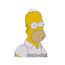 Homer Simpson Yes Sticker By Reactionsticker for iOS & Android | GIPHY
