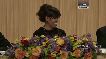 Michelle Obama Headshake GIF by Obama