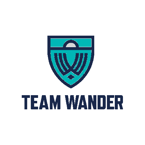 Wander Disc Golf Sticker