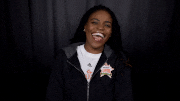 jonquel jones fake laugh GIF by WNBA