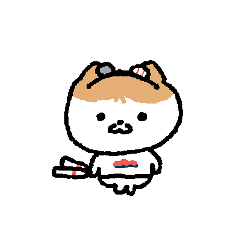 Cat Baseball Sticker by LINE FRIENDS