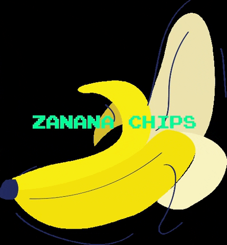 banana zananachips GIF by Zanana Chips Indonesia