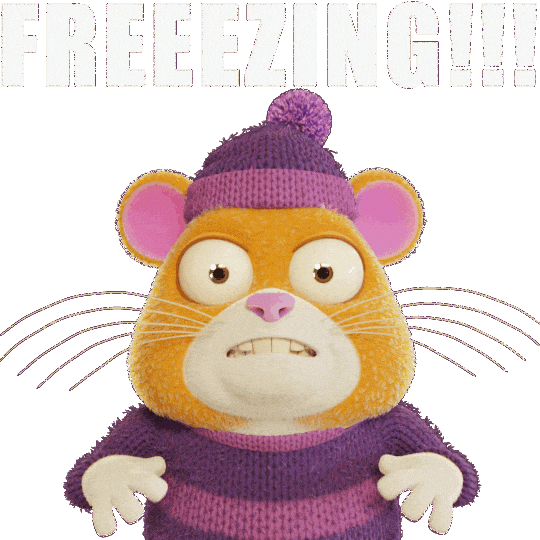 Winter Freezing Sticker by Grind