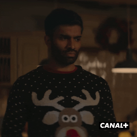 Bored Christmas Jumper GIF by CANAL+