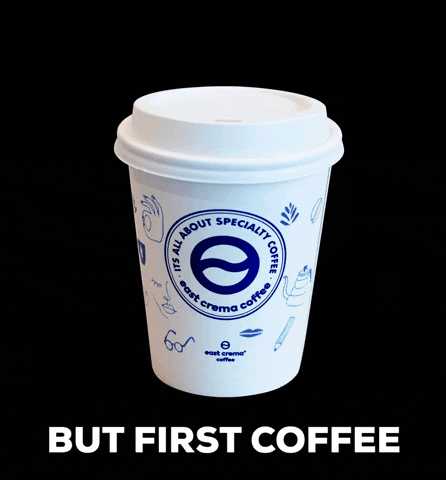 Good Morning GIF by East Crema Coffee