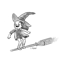 Skate Witch GIF