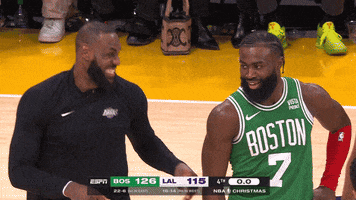 Lebron James Laughing GIF by NBA