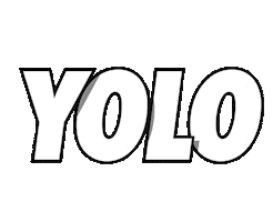 You Only Live Once Yolo Sticker by iamguytown