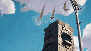 Landing Battle Royale GIF by Rumbleverse