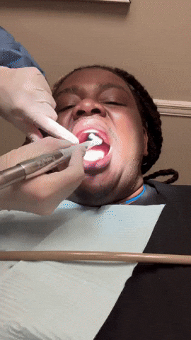 Dental Work Cleaning GIF