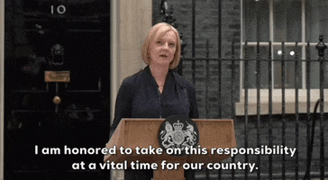 Prime Minister Truss GIF by GIPHY News