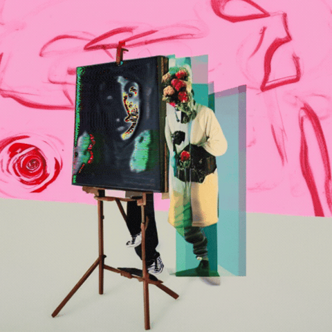 Digital Art Pink GIF