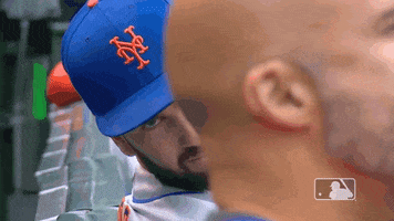 Funny Face Smile GIF by New York Mets