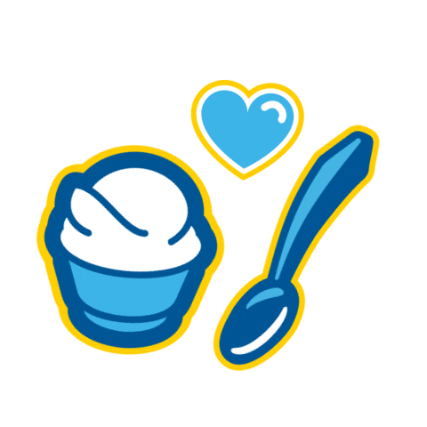 Heart Custard Sticker by Culver's