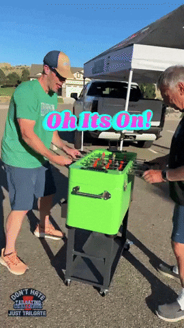 Game Time Foosball GIF by Tailgating Challenge