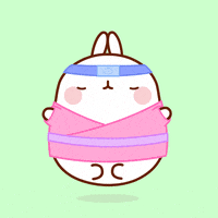 Fitness Breathe GIF by Molang