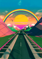 Rainbow Road GIF