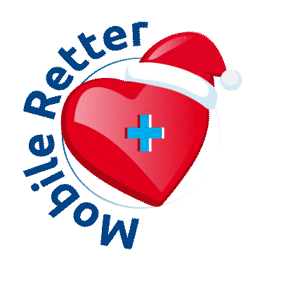 Frohe Weihnachten Lebenretten Sticker by Mobile Retter e.V.