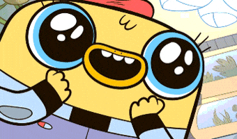 Happy Big Mouth GIF by Space Chickens In Space
