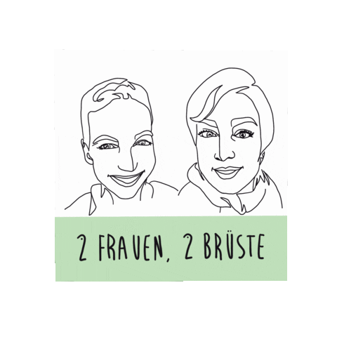 2F2B Sticker by 2 Frauen, 2 Brüste