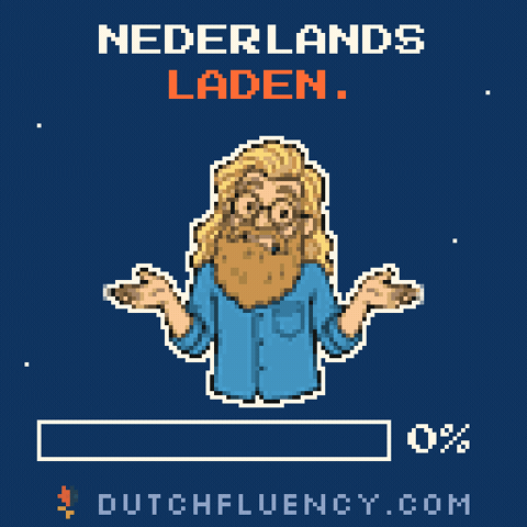 Pixel Art Waiting GIF by Dutch Fluency