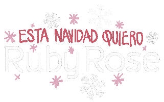 Feliz Navidad Sticker by Ruby Rose Colombia