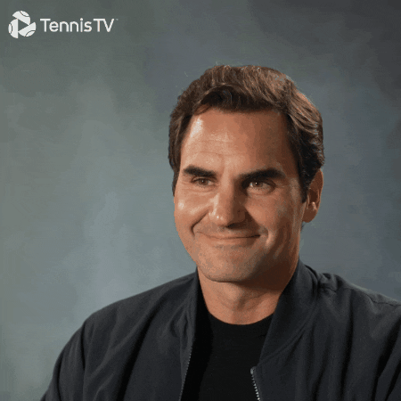 Roger Federer Laughing GIF by Tennis TV