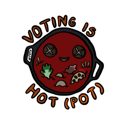 Fresh Off The Vote Sticker