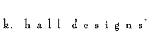 Logo Typography Sticker by K. Hall Studio