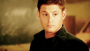 dean winchester shrug GIF
